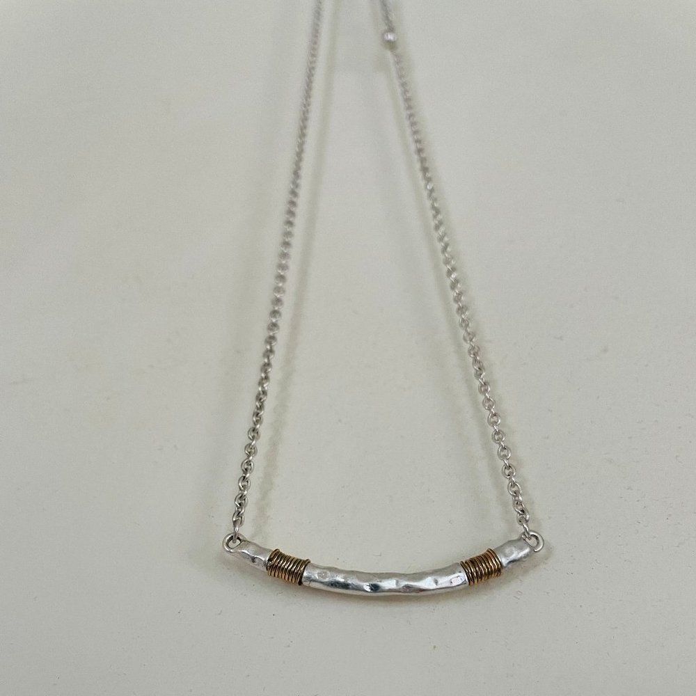 American Eagle │ Silver & Gold Necklace